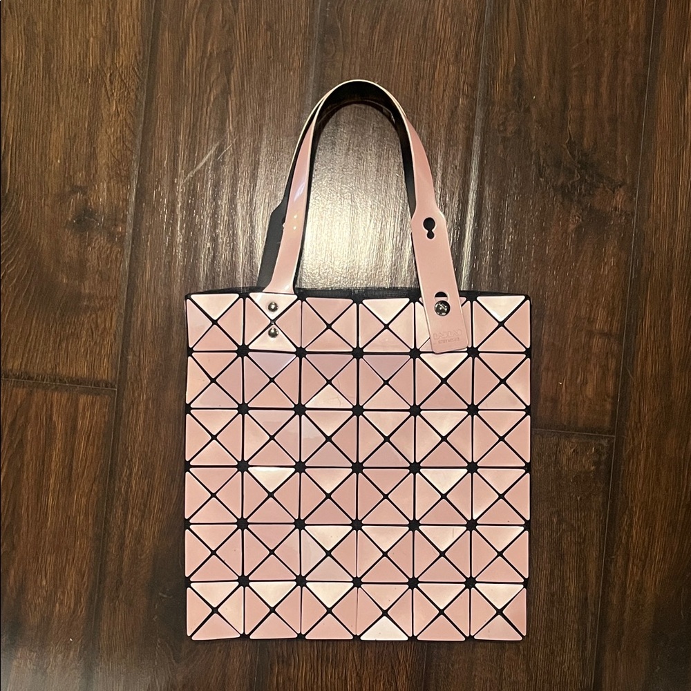 Geometric Pink Tote Bag